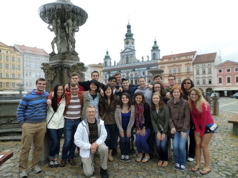 Study Abroad in Prague with Professor William Rasdorf, 2014