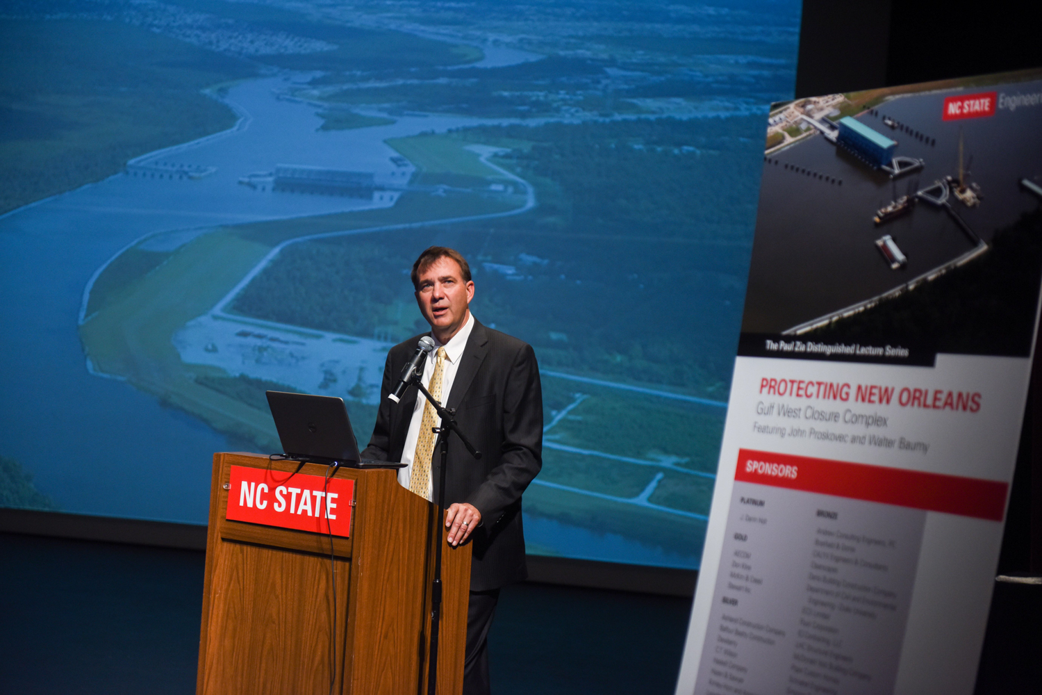 John Proskovec shares aerial views of the West Closure Complex.