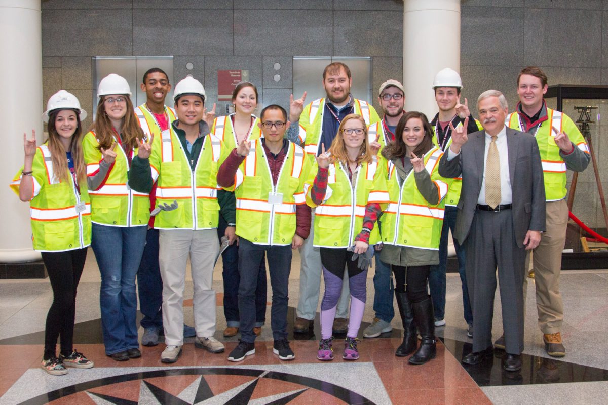 Dewberry provides CCEE students behindthescenes tour of Dulles Silver