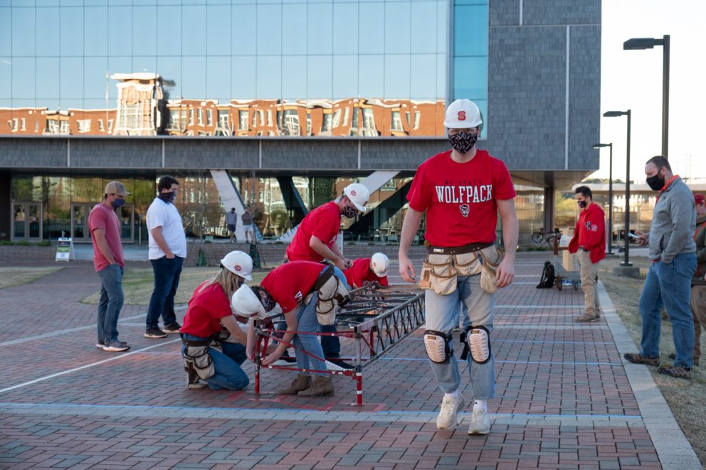 Steel Bridge Team earns 1st place in construction speed, 2nd place